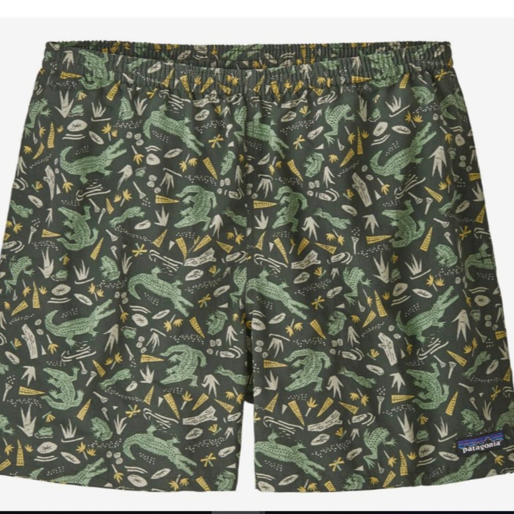 PATAGONIA 5" BAGGIES - Alligators and Bullfrogs